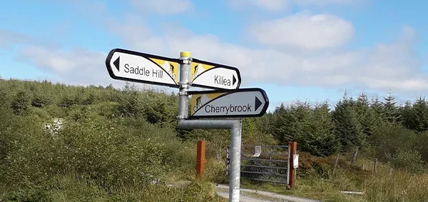 Cycle Signs in County Leitrim